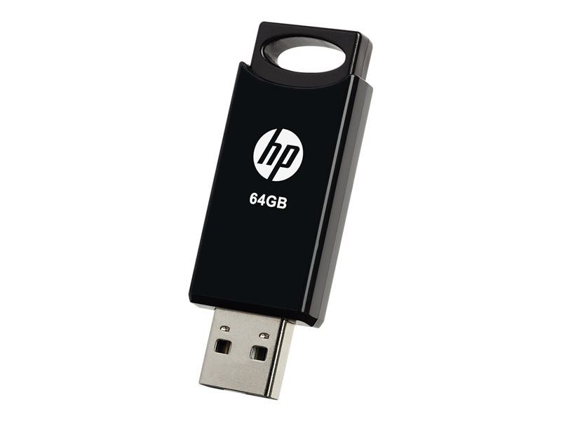Pny USB Drive 64GB, USB 2.0, Black
