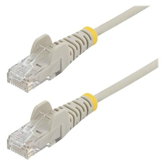 StarTech 50cm LSZH CAT6 Ethernet Cable, 10GbE PoE Patch Cord, Grey