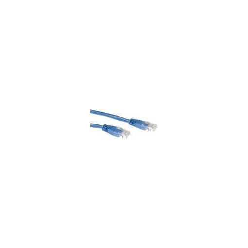 Cable ACT RJ-45 a RJ-45 - 5 m - UTP Cat 5e - Azul RAL 5012