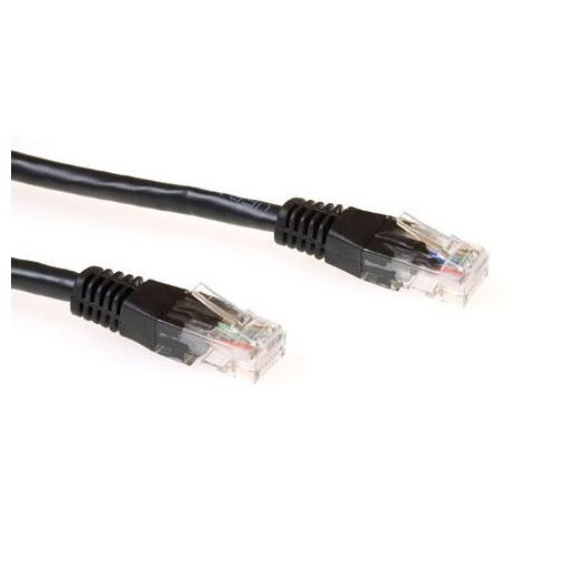 Intronics ECON-Line 1m CAT 6 UTP RJ-45 Cord - Black