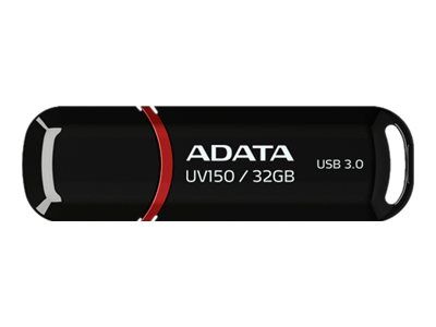ADATA DashDrive UV150 - 32GB USB Flash Drive - USB 3.0 - Black