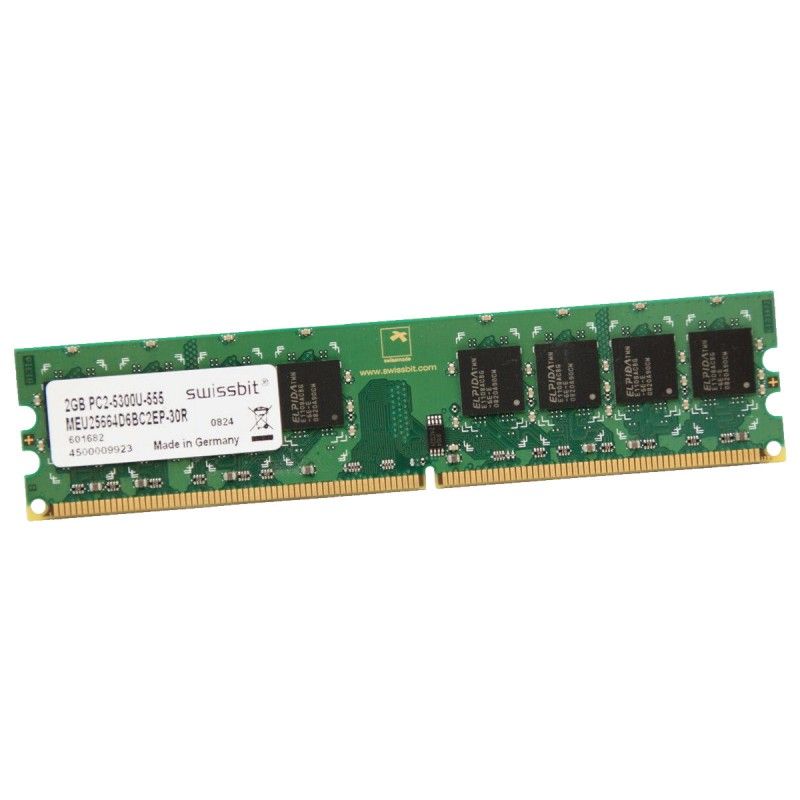Swissbit 2 Go DDR2 RAM (MEU25664D6BC2EP-30R)