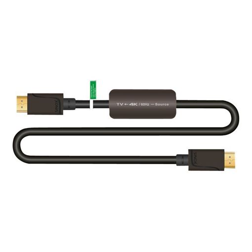 Sinox Plus HDMI Cable with Ethernet - 15m Black - 4K Support