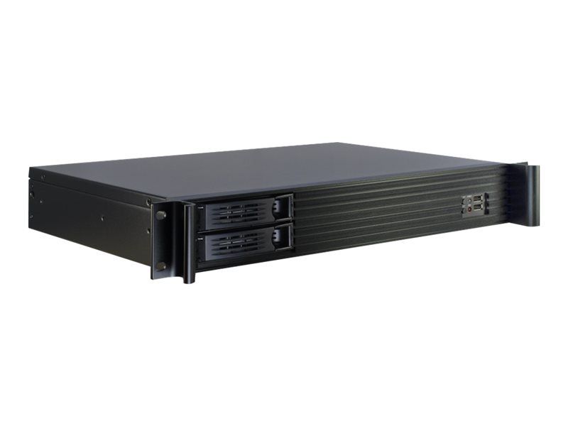 Inter-Tech 1.5U Rack Mount Case - Mini ITX, Hot-Swap, No Power Supply (FlexATX) - USB