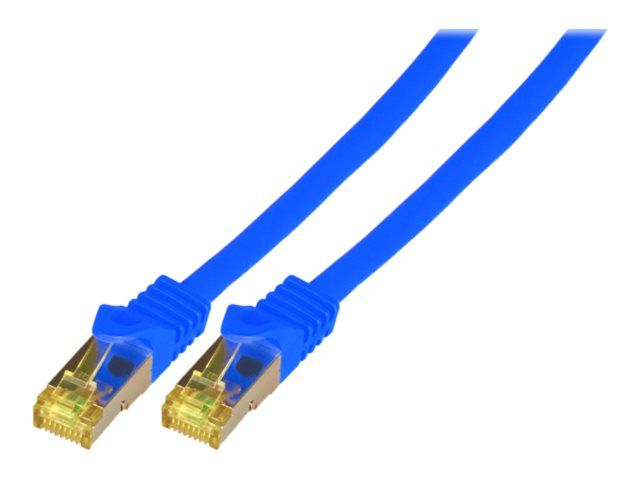 Cable de conexión EFB-Elektronik RJ-45 (M) a RJ-45 (M) - 2 m - SFTP, PiMF - CAT 7 - Libre de halógeno, moldeado - Azul