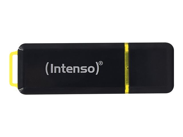 Unidad Flash Intenso Alta Velocidad - 64 GB - Negro y Amarillo