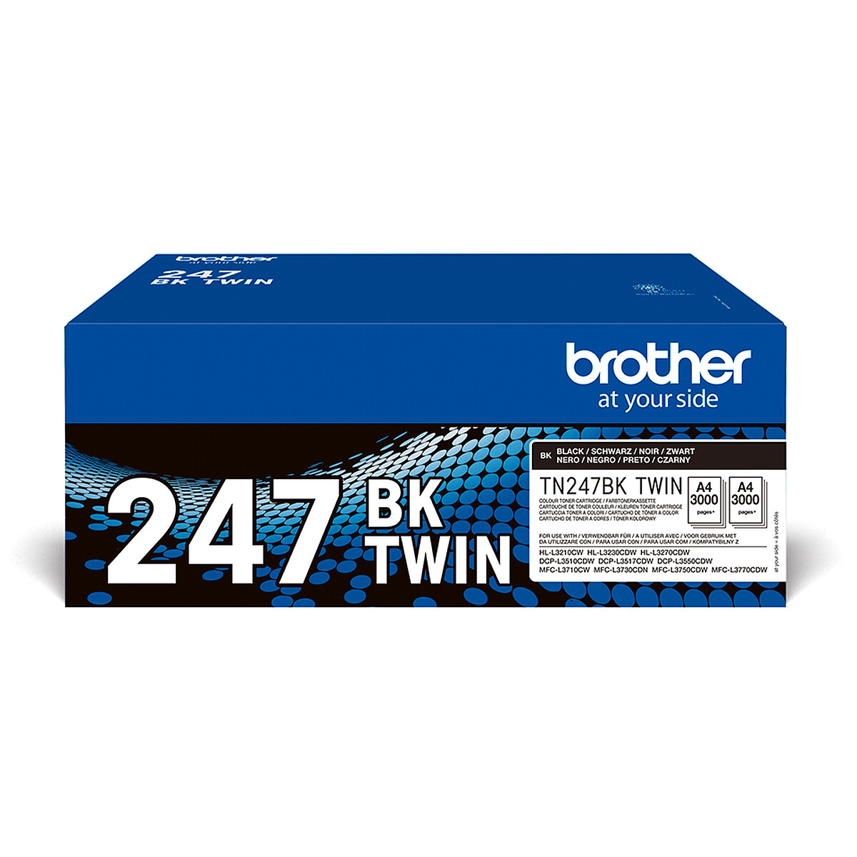 Kit doble de tóner negro Brother TN-247BK