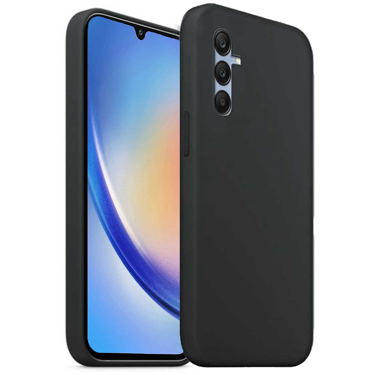 Akashi Silicone Case for Samsung Galaxy A16/A16 5G (Black)