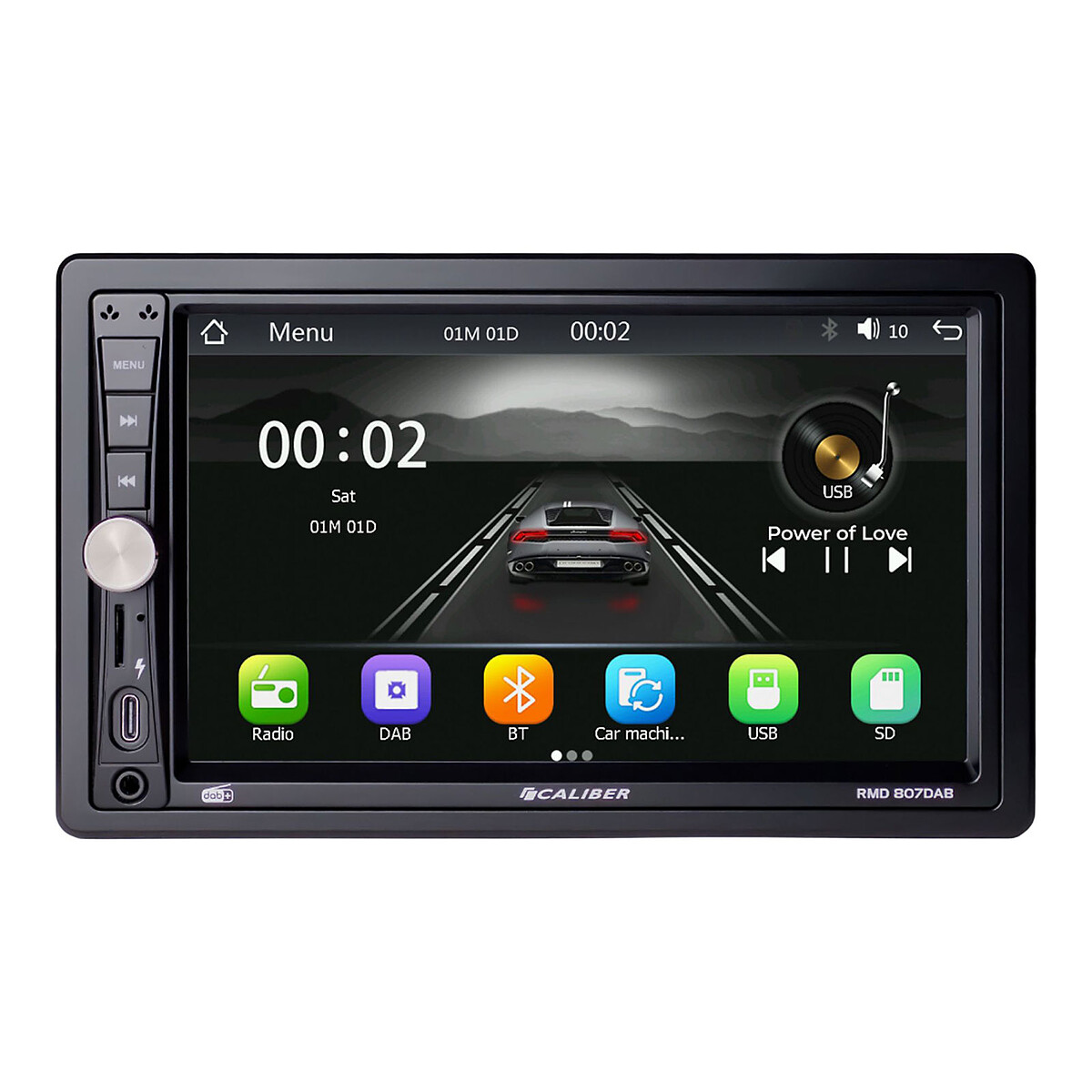 Caliber RMD 807DAB 2 Din Multimedia Headunit