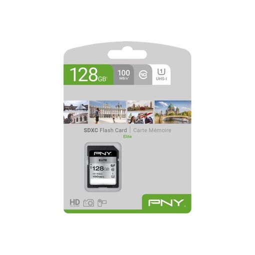 PNY Elite 128GB UHS-I U1/Class10 SDXC Memory Card