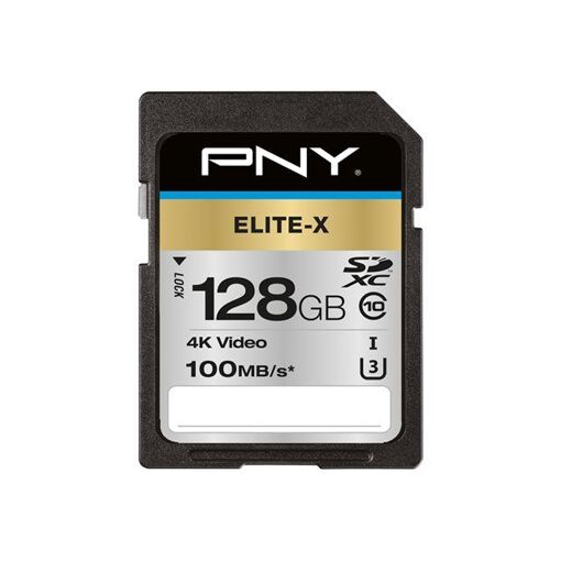 PNY Elite-X 128GB SDXC UHS-I Memory Card