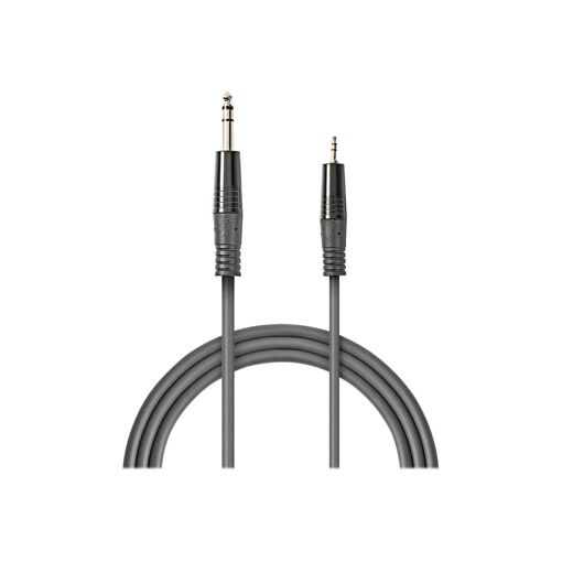 Câble audio Nedis OnStage - Jack stéréo mâle à mini-téléphone mâle 3,5 mm - 1,5 m - Gris foncé