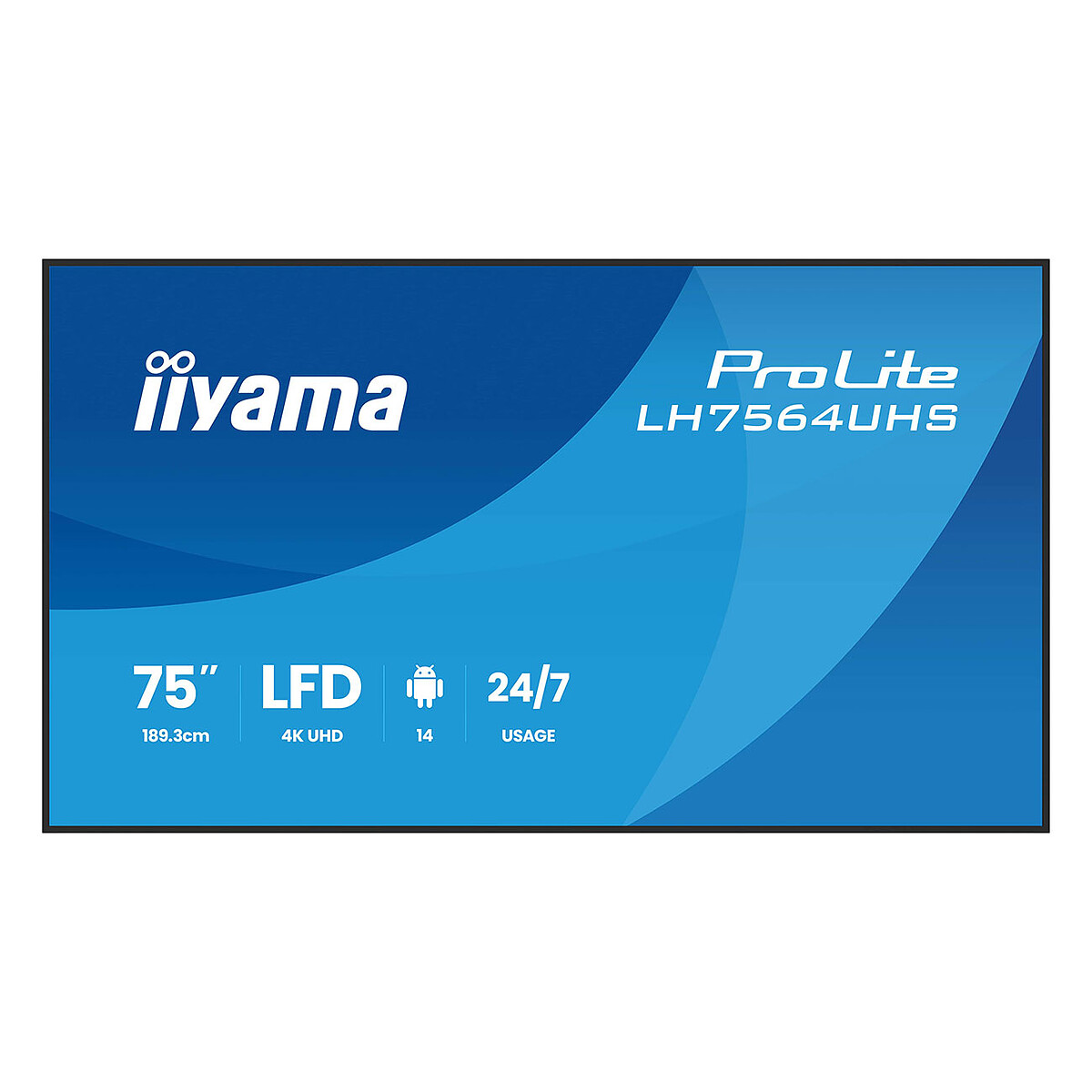 Iiyama 75-Inch LED - ProLite LH7564UHS-B1AG