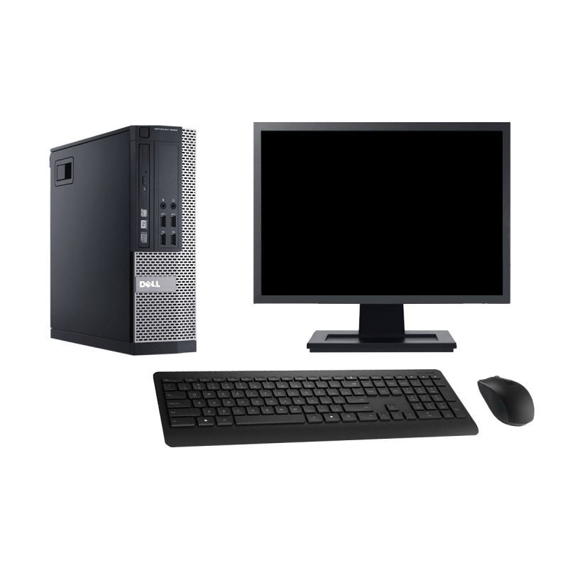 Dell Optiplex 9020 SFF Computer - 22" Screen, Intel i3-4130, 16GB RAM, 480GB SSD, Windows 10, WiFi