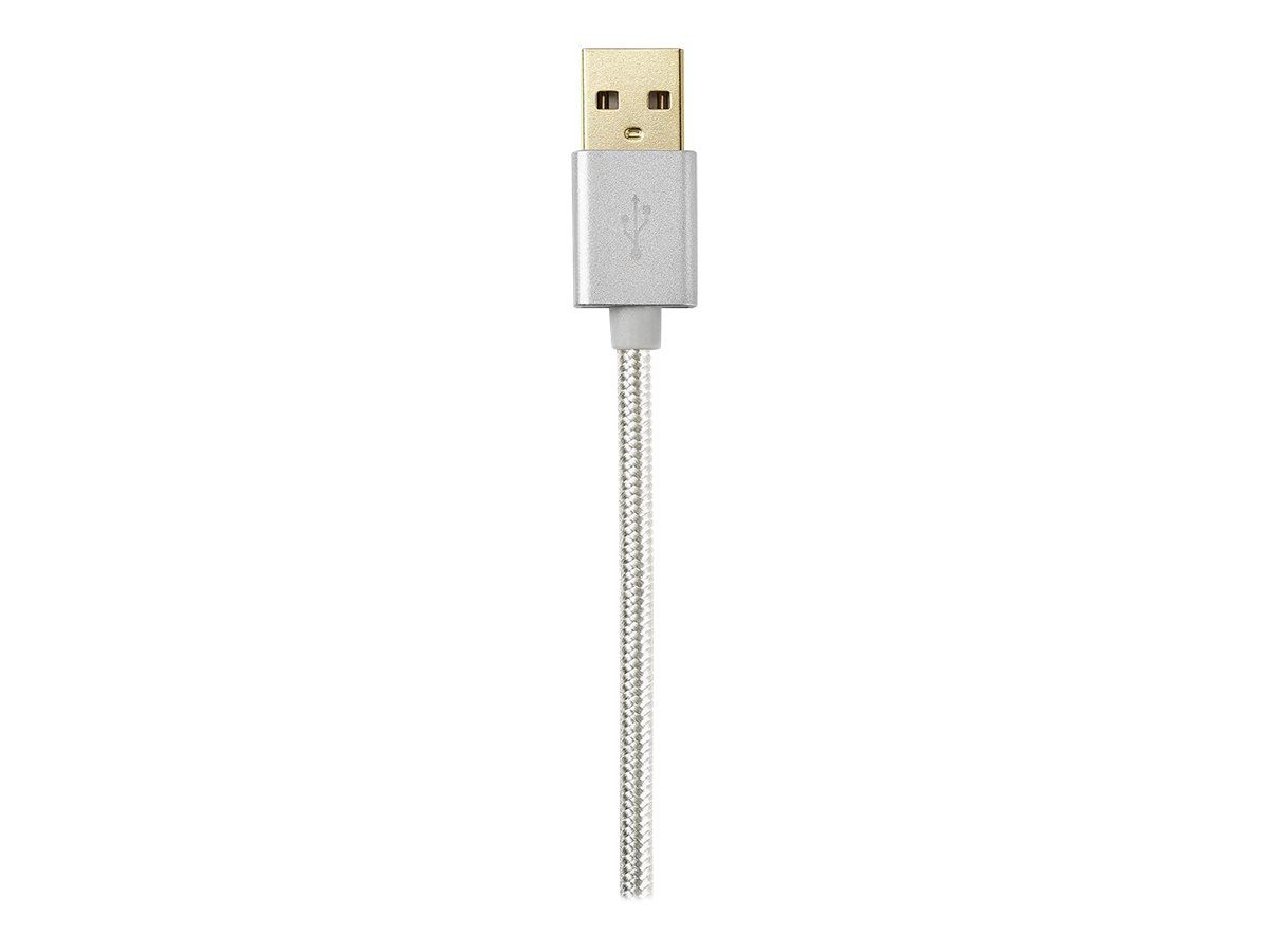Cable Lightning Nedis - 1 m, Aluminio, Redondo