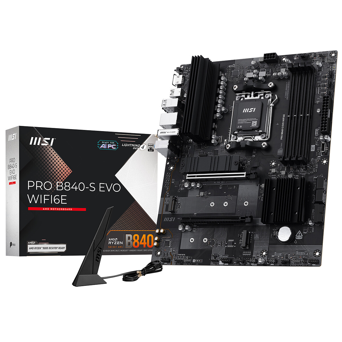 MSI PRO B840-S EVO WIFI6E Motherboard