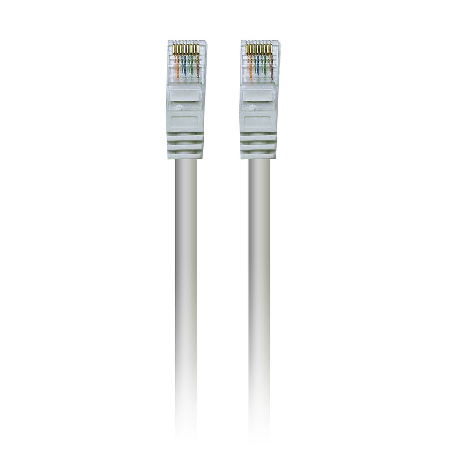 Textorm RJ45 CAT 5E UTP cable - male/male - 5 m - White