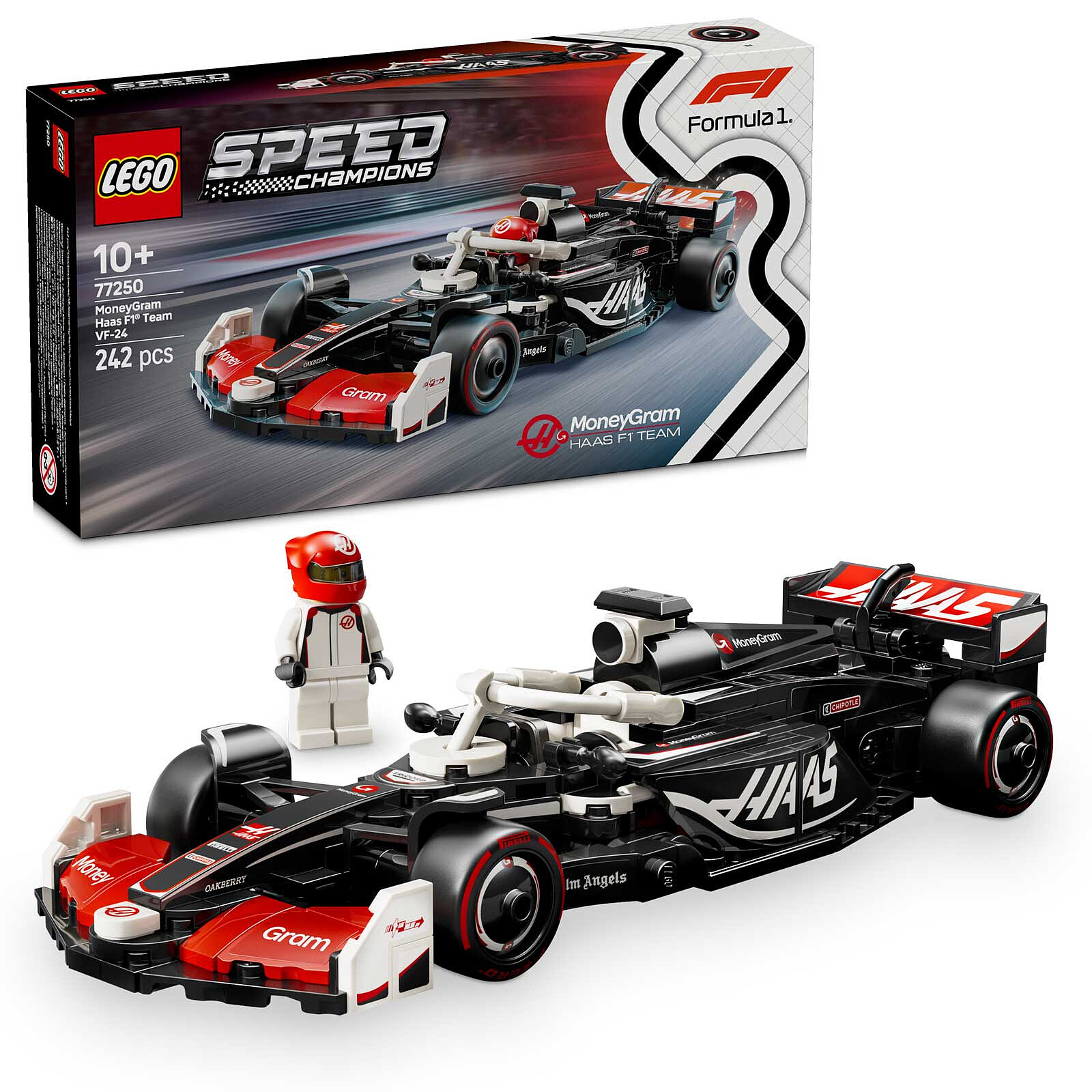 LEGO Speed Champions Haas Team VF-24 F1 Car (77250)