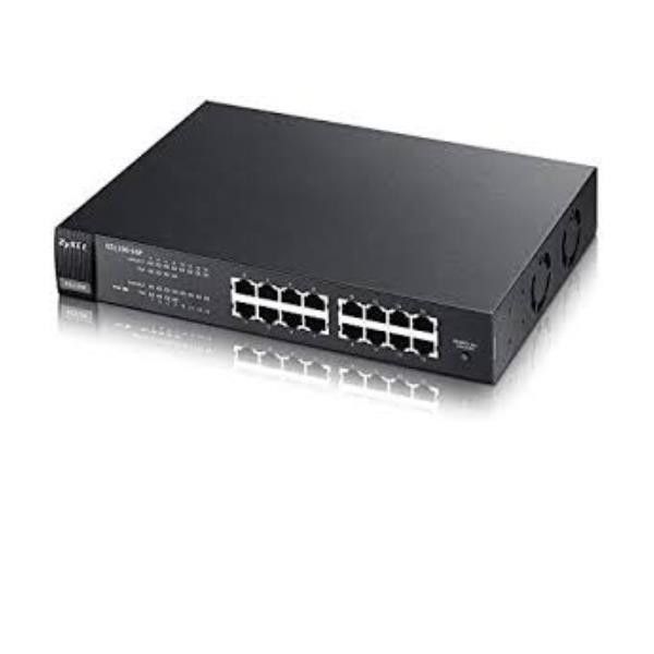 ZyXEL GS1100-16 Network Switch, 16-Port Gigabit Unmanaged, Black