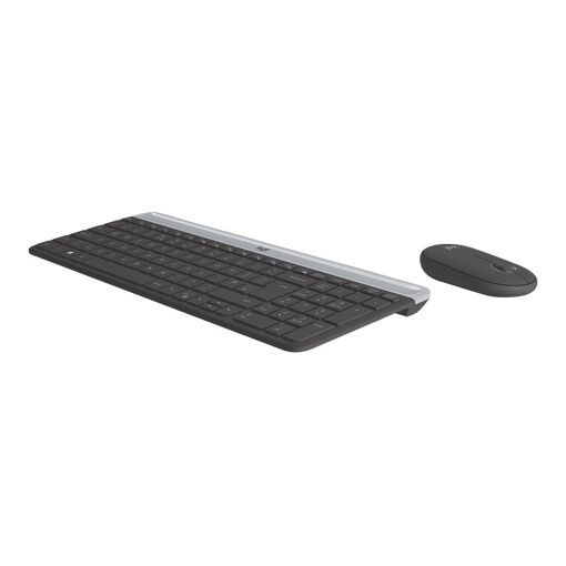 Logitech Slim Wireless MK470 Keyboard and Mouse Set - Graphite