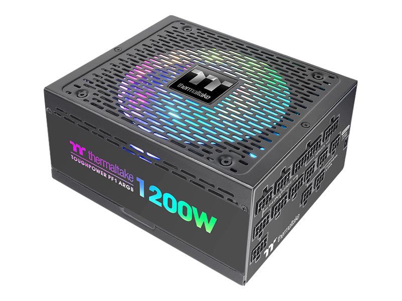Thermaltake POWER PF1 ARGB 1200 - TT Premium Edition Power Supply - ATX12V 80 PLUS Platinum 1200W - Active PFC - Black