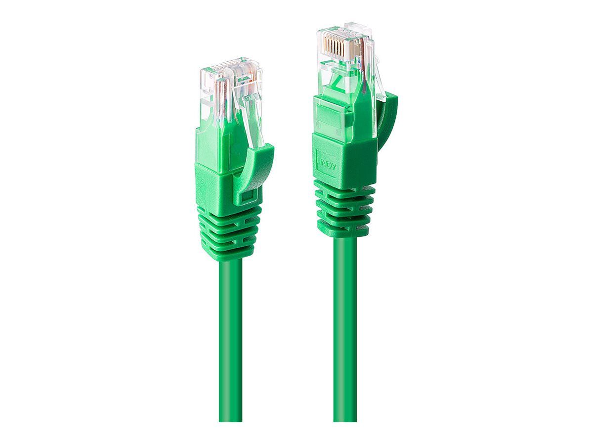 Lindy CAT6 Molded Cable, Green