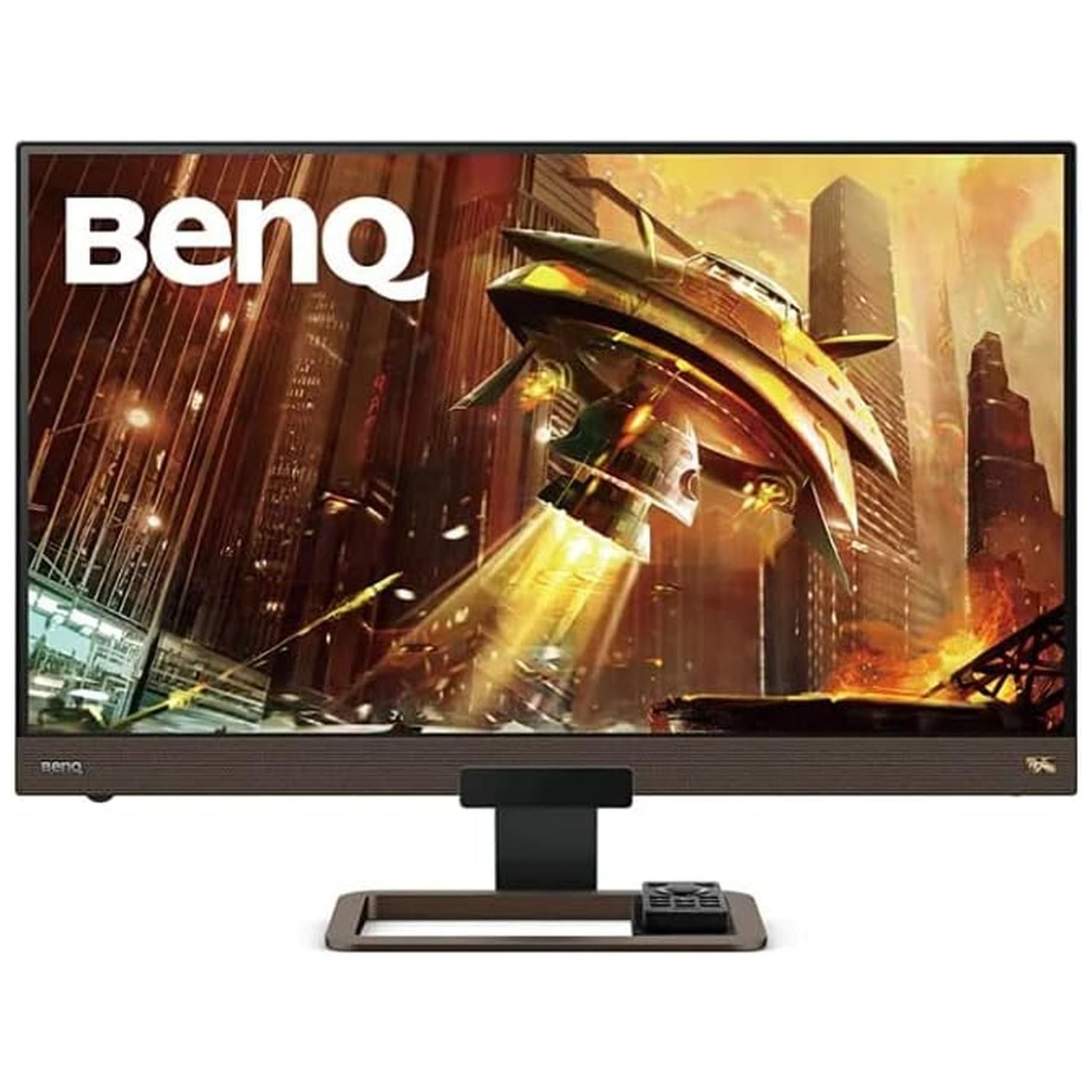 BenQ EX2780Q - LCD Monitor - 2560 x 1440 WQHD @ 144Hz - IPS - 350 cd/m² - 1000:1 - DisplayHDR 400 - 5ms - 2x HDMI, DisplayPort, USB-C - Speakers - Brown Metallic