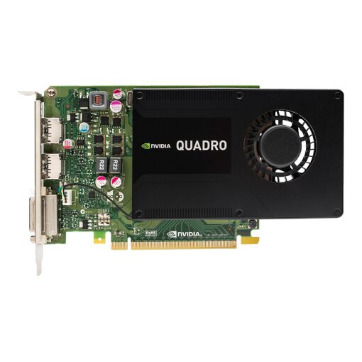 Carte graphique HP NVIDIA Quadro K2200 - 4 Go GDDR5 - PCIe 2.0 x16 - DVI, 2 ports DisplayPort