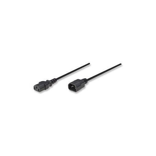 Câble d'extension IC Intracom USB-A vers USB-A, 1,8 m, 480 Mbps (USB 2.0), Hi-Speed, Argent translucide