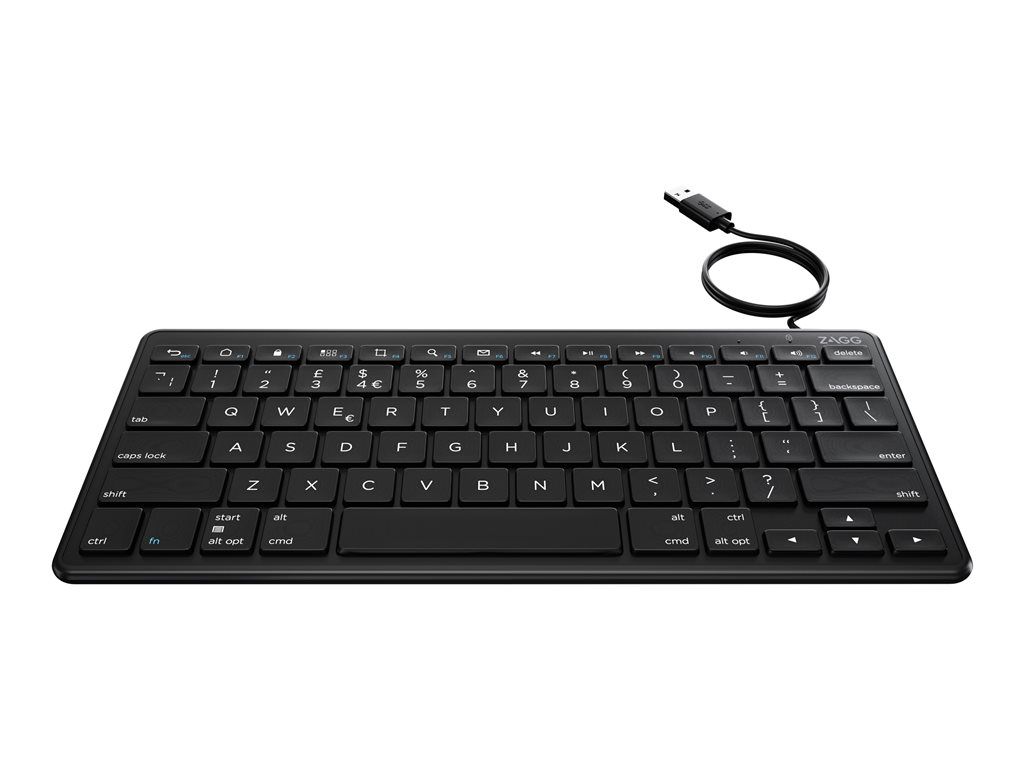 Zagg USB Keyboard AZERTY English/French Black