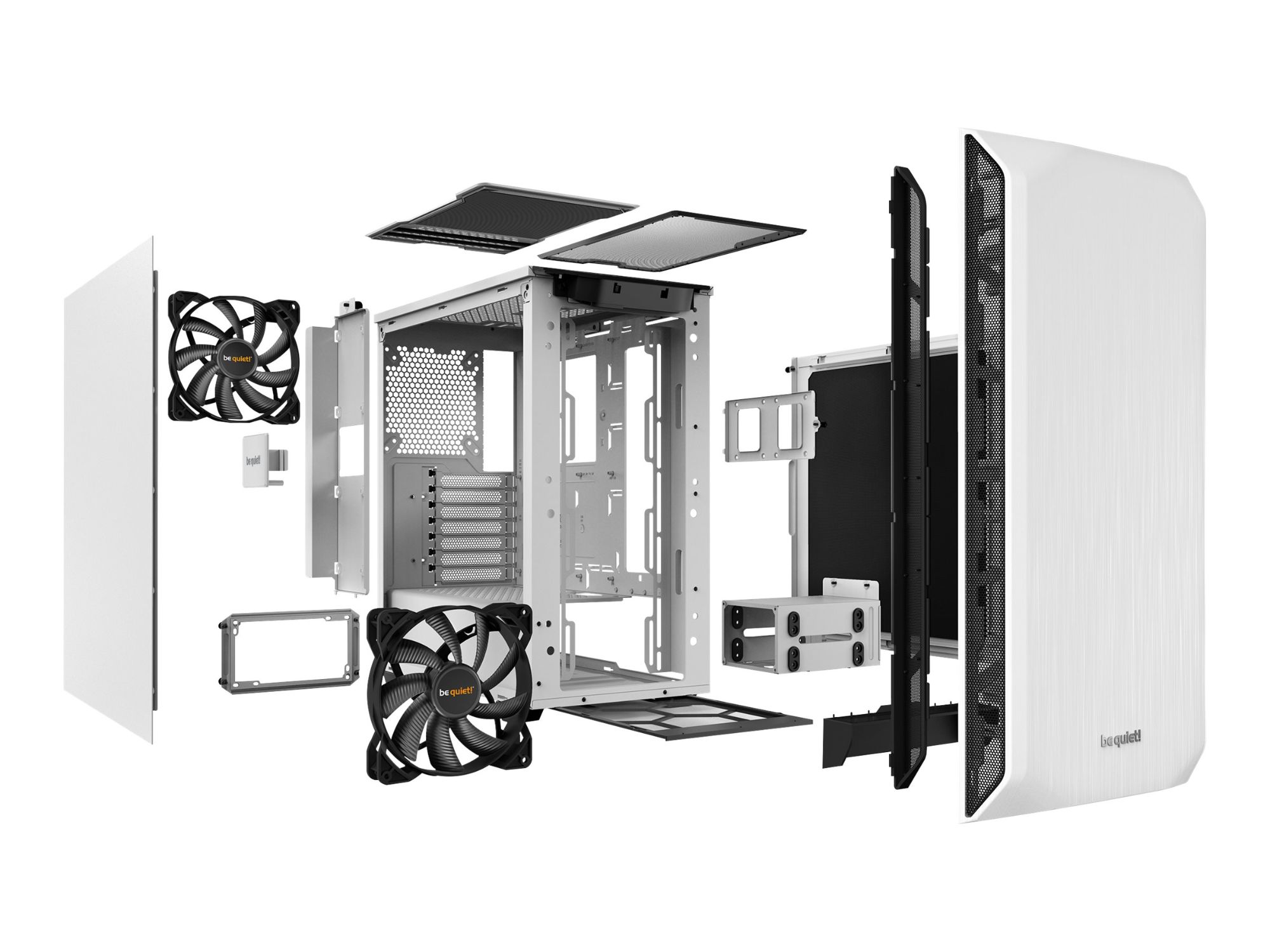 Listan Mid-Tower PC Case - White