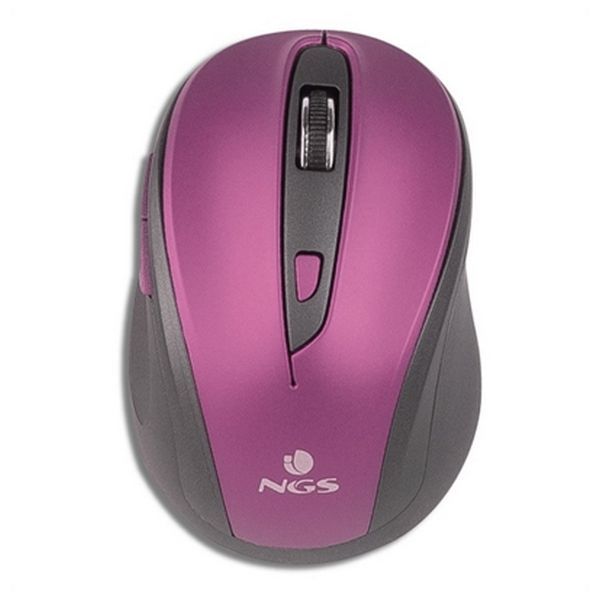 NGS EVOMUTEPURPLE Wireless Mouse - Plug and Play, Violet