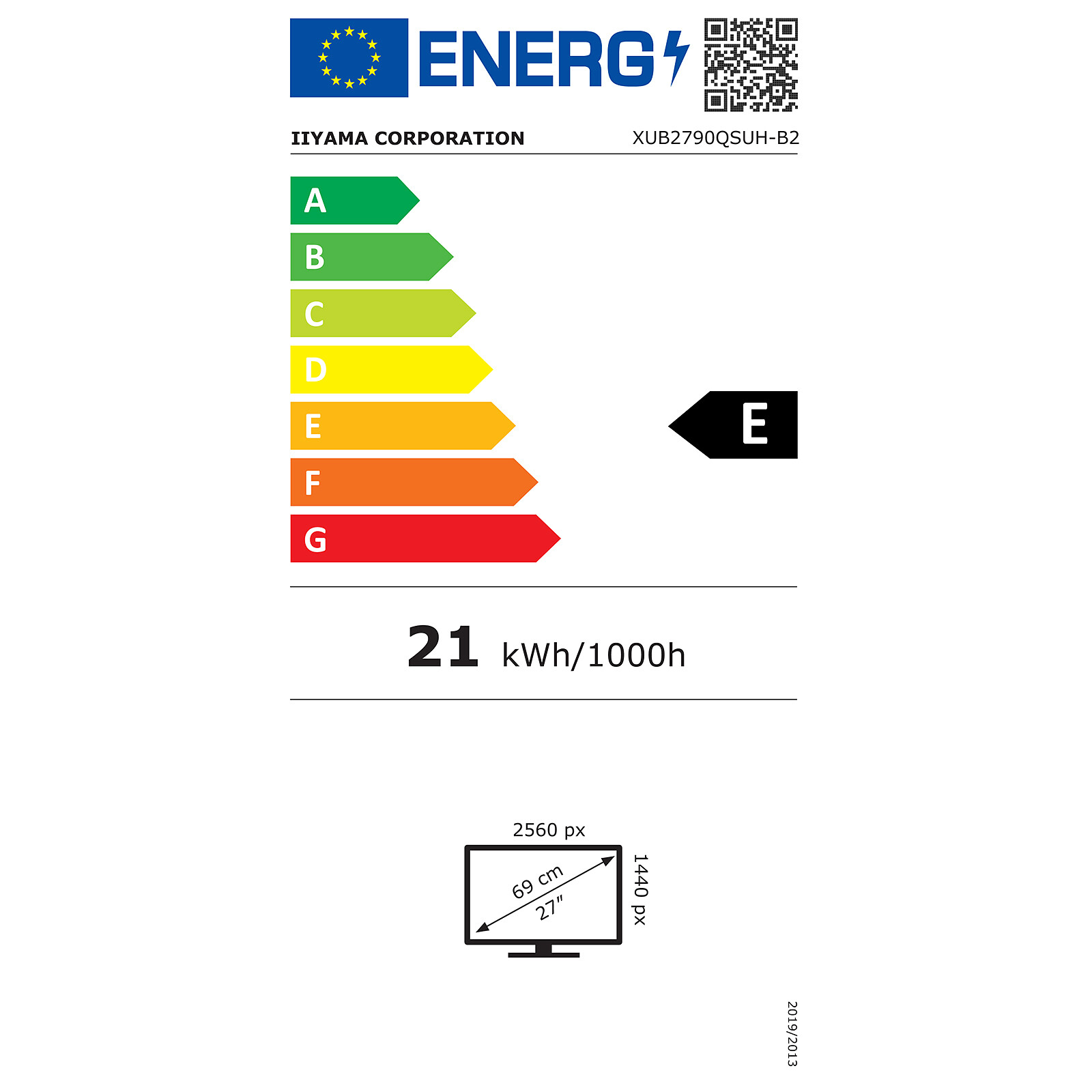 iiyama 27" LED - ProLite XUB2790QSUH-B2
