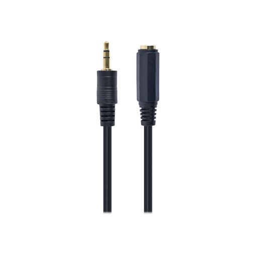 Gembird Audio Cable Extension - 3.5mm Stereo Male to Female - 5m - Black