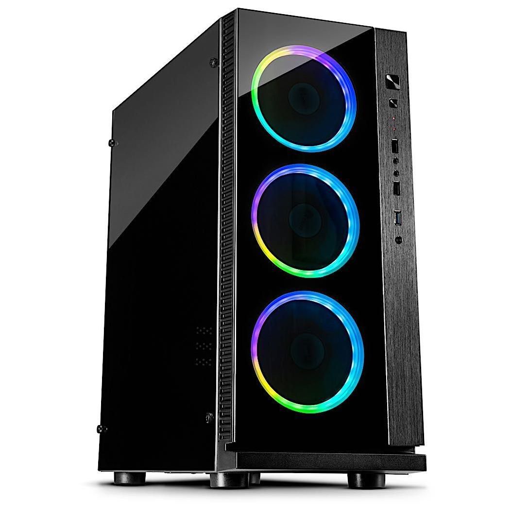 Inter-Tech W-III RGB Tower Black