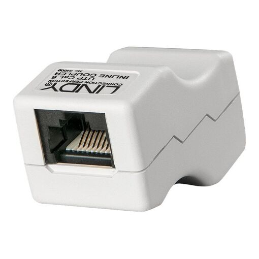 Connecteur réseau Lindy - RJ-45 (F) vers RJ-45 (F) - UTP - CAT 6
