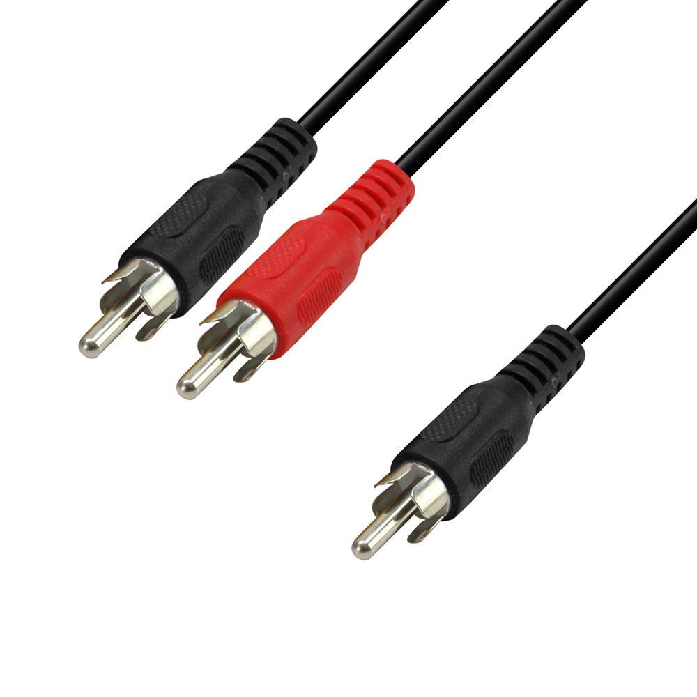 Waytex RCA Audio Cable 1 Male to 2 Males 5m