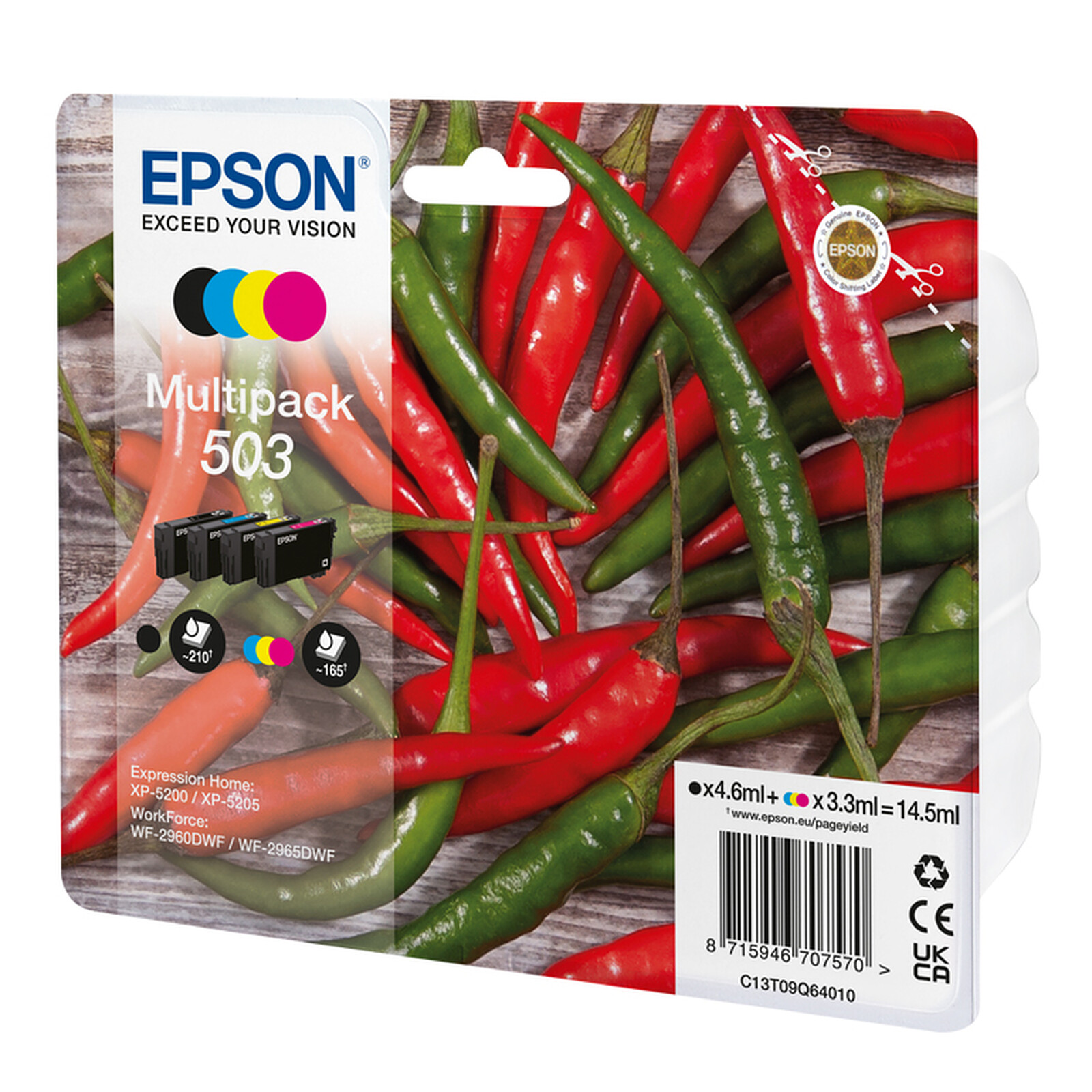 Kit de tinta Epson Multipack Chilli 503