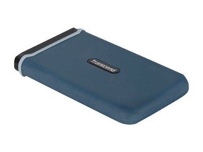 Transcend M.2 SSD - 480GB - Portable - USB 3.1 Gen 2 - Navy Blue