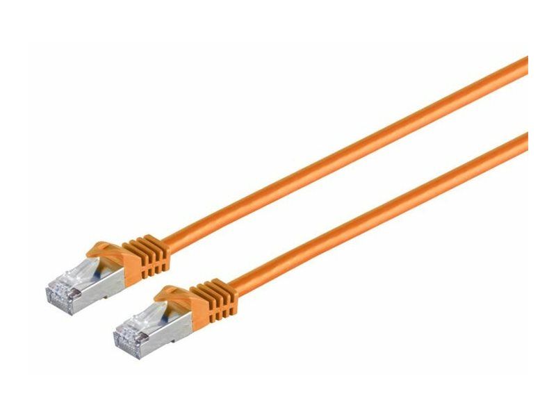 MicroConnect Network Cable - 7.5m CAT 7 SFTP - Orange