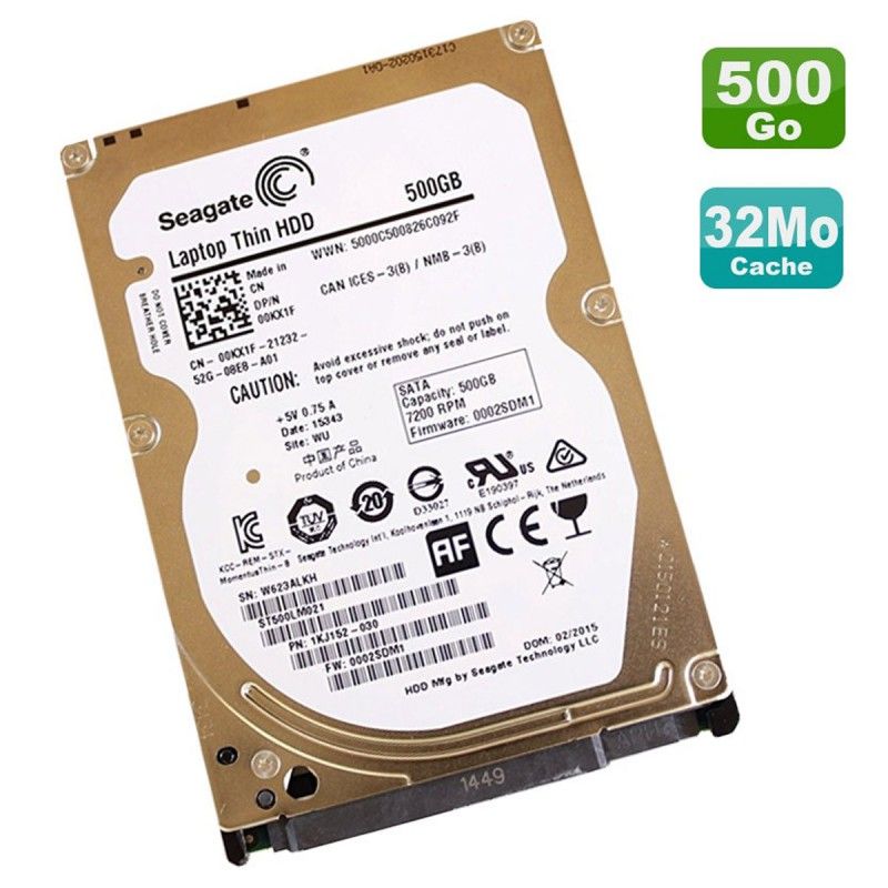 Seagate 500GB Laptop Thin SSHD ST500LM021 2.5" Internal Hard Drive