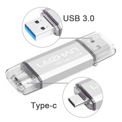 Leizhan 32GB USB Type-C Flash Drive