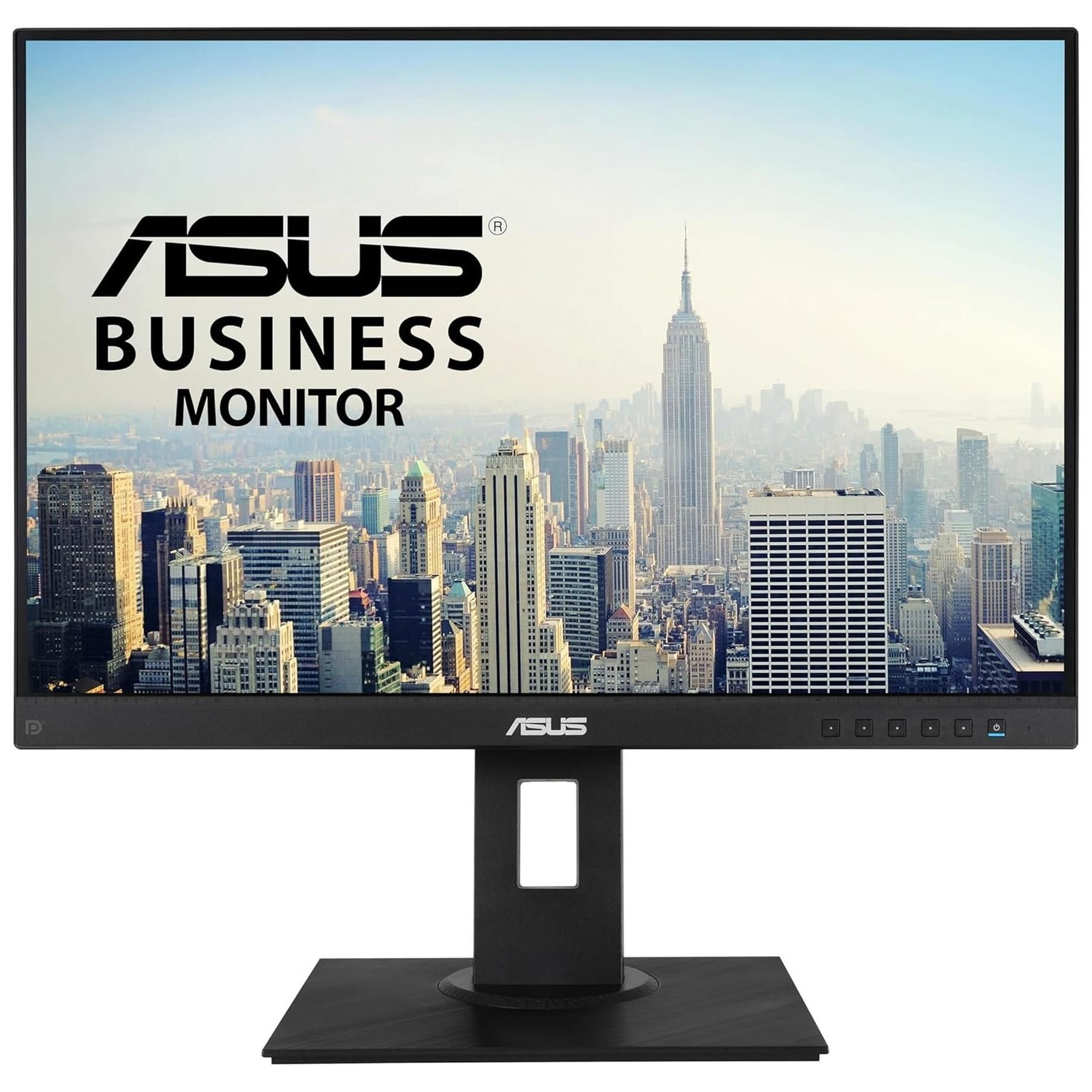 ASUS BE24WQLB - 24-inch LED Monitor - Full HD 1920 x 1200 @ 75Hz - IPS - 300 cd/m² - 1000:1 - 5ms - HDMI, VGA, DisplayPort - Speakers - Black
