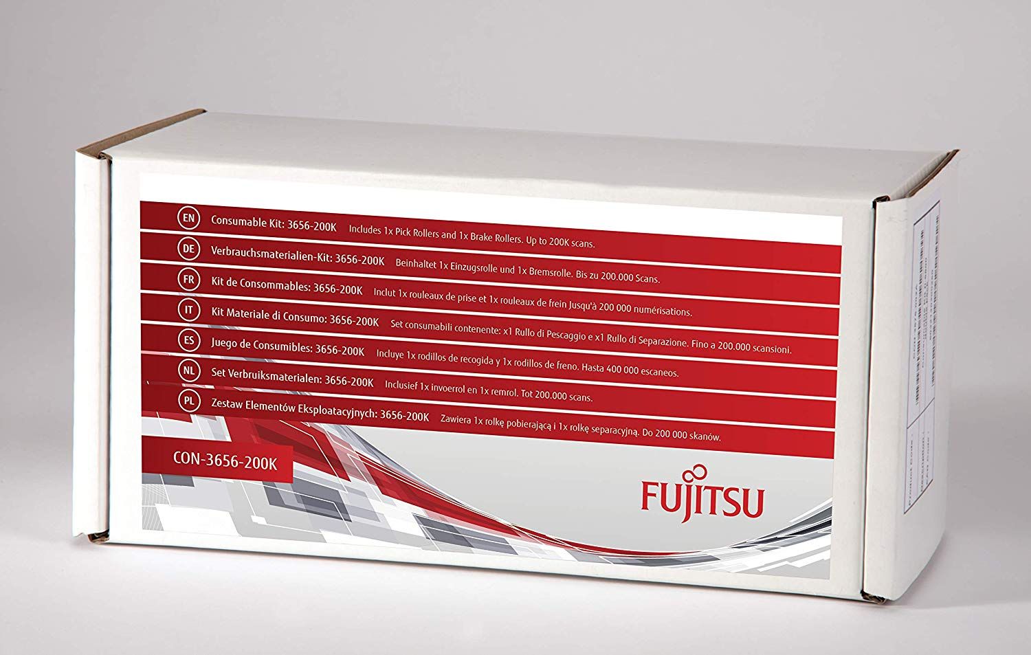Kit de consumibles Fujitsu ScanSnap iX500 - Piezas de repuesto para equipo de impresión (3656-200K)