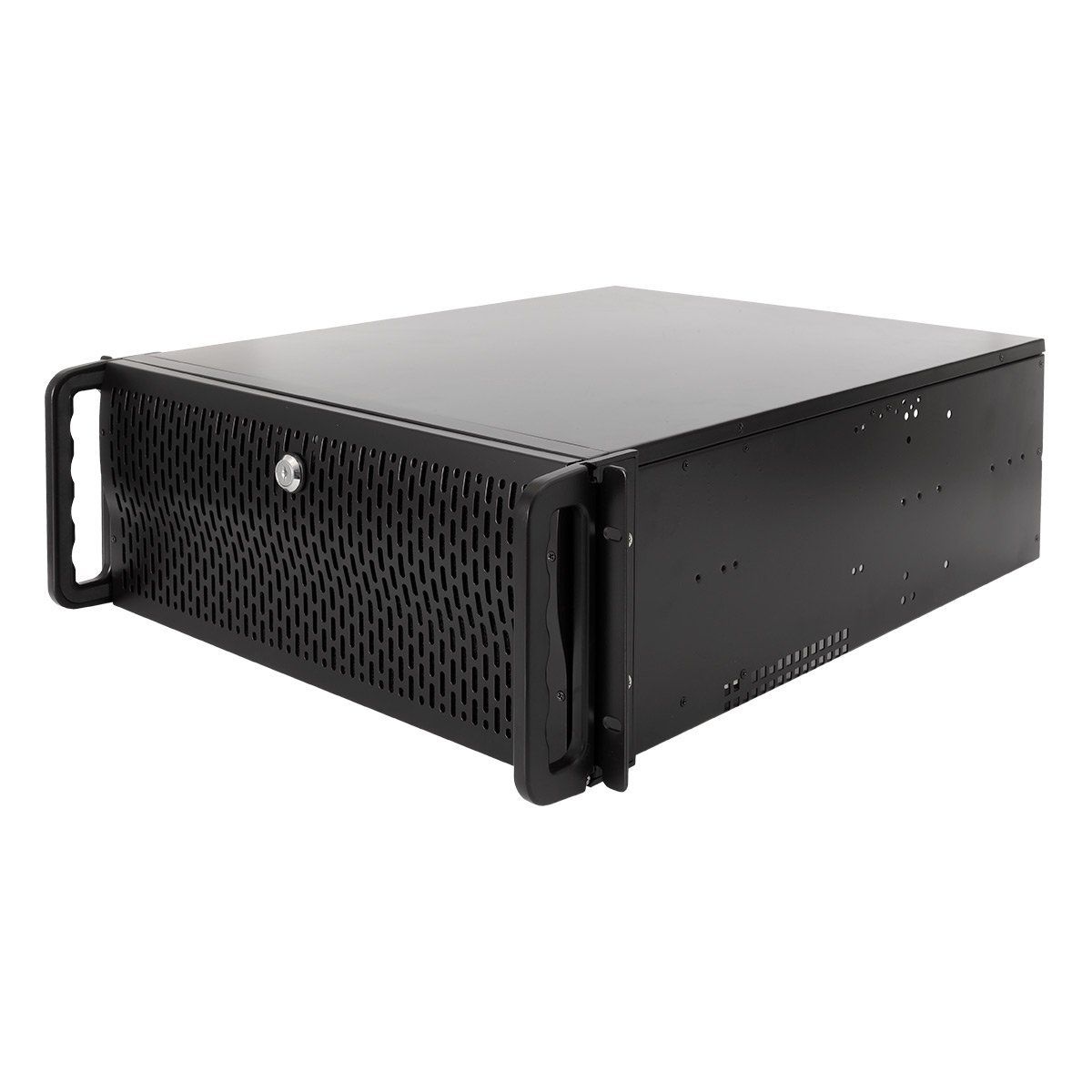 Unykach Computer Case - Black Shelf (SGCC, SECC, ATX, Micro-ATX, 4U, Black)