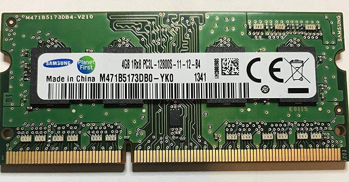 Samsung 4GB (1x4GB) DDR3 Laptop Memory (1600MHz, 204-Pin SODIMM)