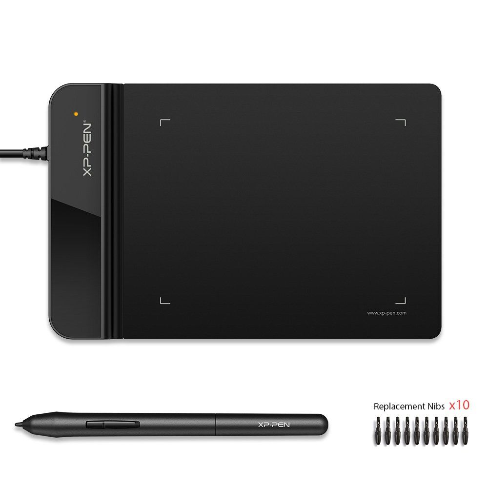 XP-Pen G430S (2018 Version) 4x3 Inch Graphic Tablet with 8192 Levels Stylus for Osu! Drawing and Digital Signature