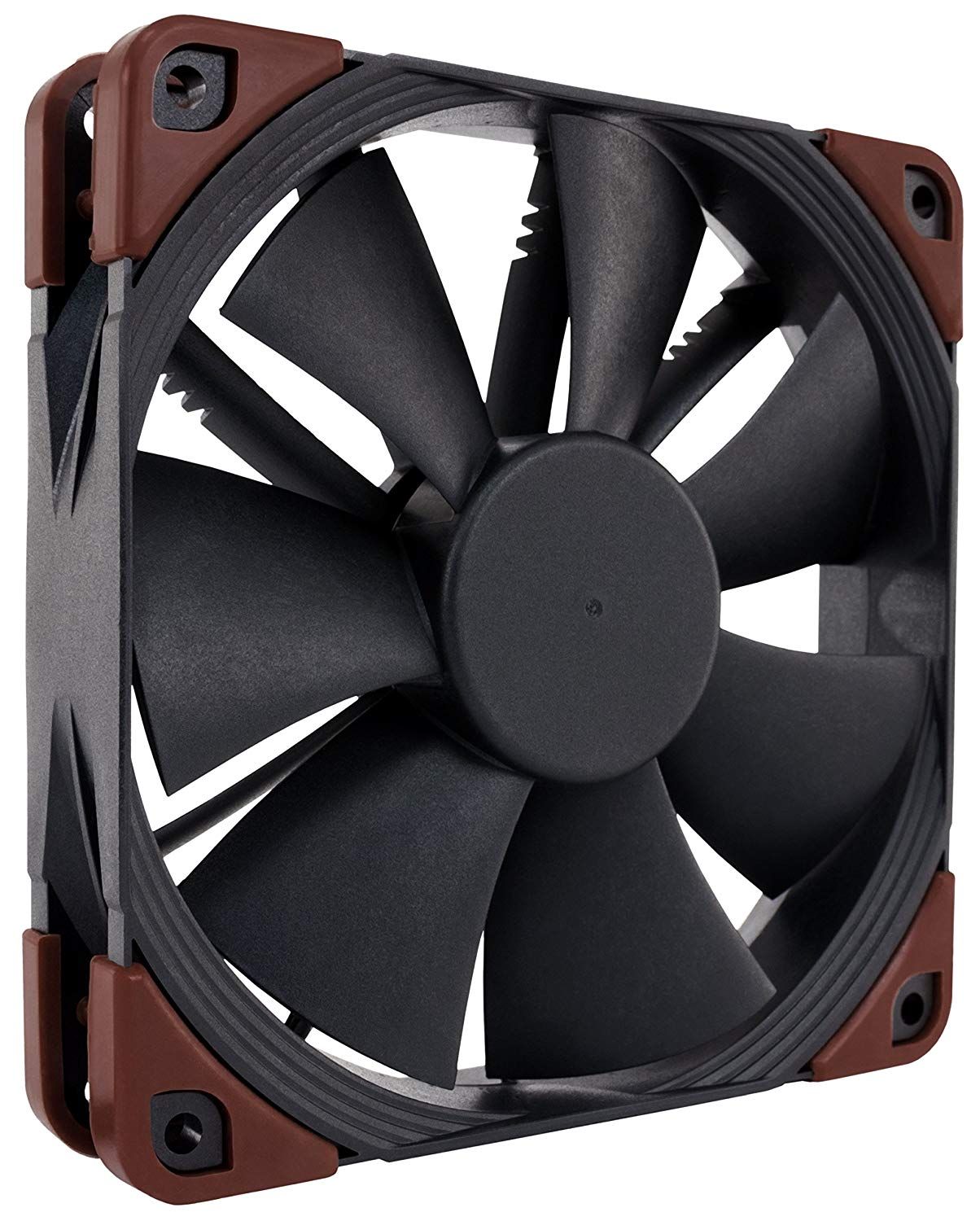Ventilateur Noctua NF-F12 iPPC-2000 PWM de refroidissement haut rendement, 4 broches (120 mm, noir)