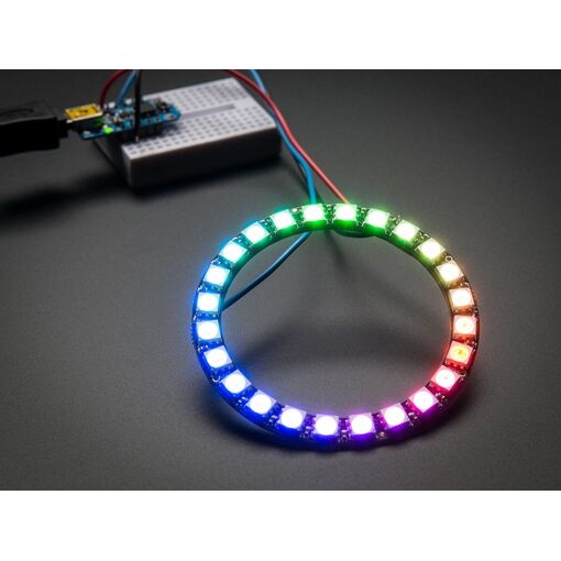 Anillo LED RGB Adafruit Neopixel con controladores integrados de 24 LEDs