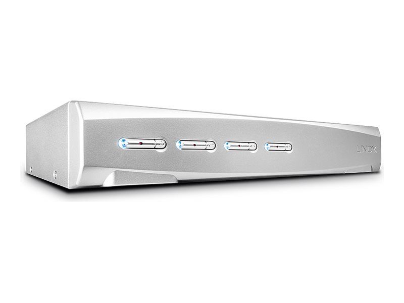 Conmutador Lindy KVM Pro DisplayPort USB 2.0 Audio